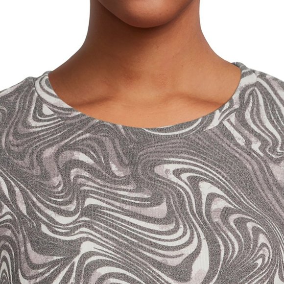 Time And Tru Women's Hacci Top as New XL - Picture 2 of 4